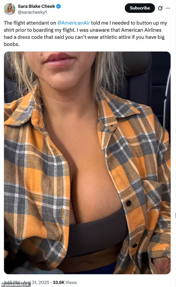 Controversy Erupts Over Alleged Discrimination on American Airlines Flight: Former Playboy Model Claims Flight Attendant Demanded She 'Button Her Shirt' After Posting Incident on X