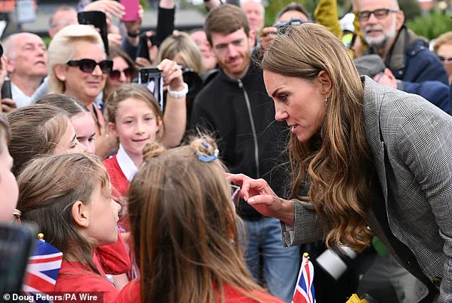 Late-Breaking: Princess of Wales Sparks Laughter with Schoolgirls During Unscripted Visit to Kent's Royal-Linked Fabric Maker