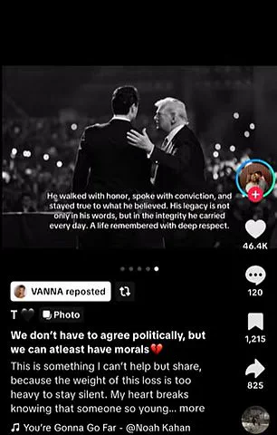 Love Island Star Vanna Einerson at Center of Controversy After Re-Sharing Tribute to Deceased Conservative Activist Charlie Kirk