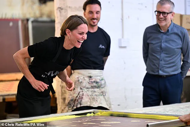 Princess of Wales Demonstrates Effortless Hair Styling Without Hair Band or Mirror During Kent Textile Mill Visit, Sparks Social Media Buzz