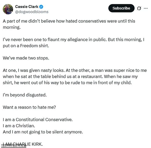 Conservative Influencer Refuses to Back Down After Public Confrontation Over Charlie Kirk Shirt, Sparking Free Speech Debate