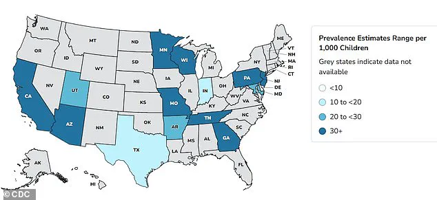 Autism Rates in the U.S. Surge 380% Since 2000, CDC Data Reveals