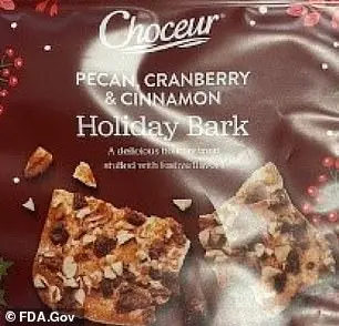 Choceur-branded Holiday Barks Recalled Due to Undeclared Pecans
