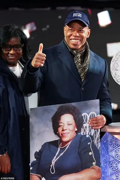 New Year's Eve Celebration in Times Square Draws Thousands Despite Cold Weather