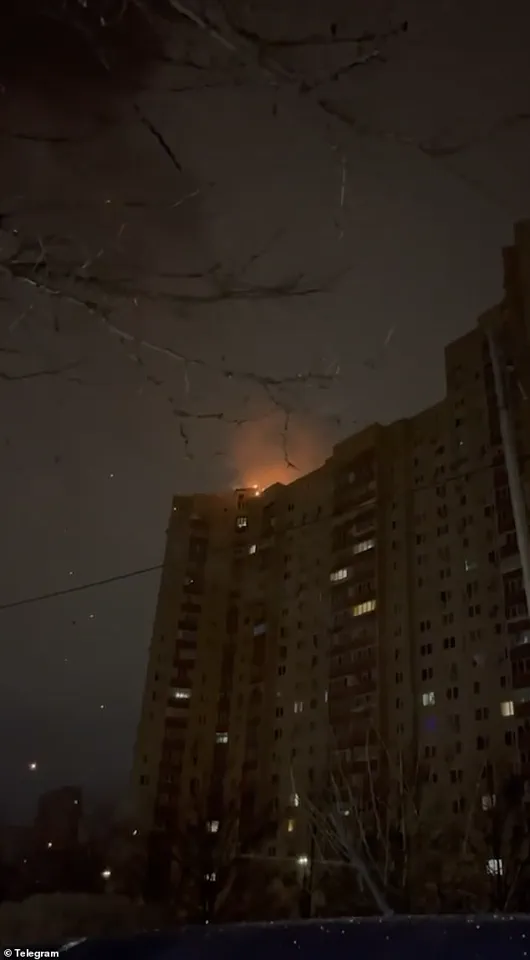 Explosion in Kyiv: Russian Drone Strike Sparks Chaos and Panic in Residential Area