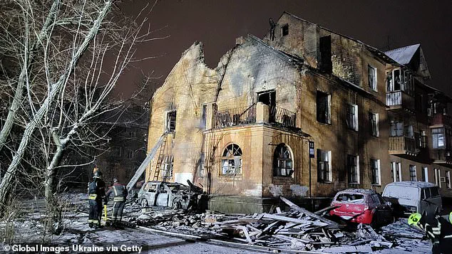 Explosion in Kyiv: Russian Drone Strike Sparks Chaos and Panic in Residential Area