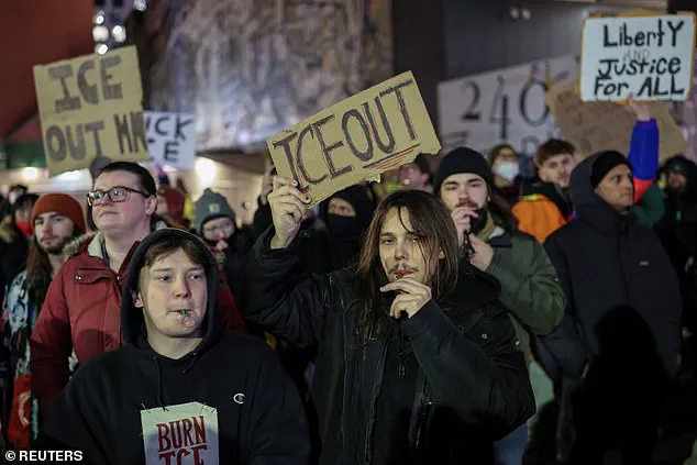 Protesters Gather in Minneapolis Over Federal Immigration Enforcement Presence at Canopy by Hilton Hotel