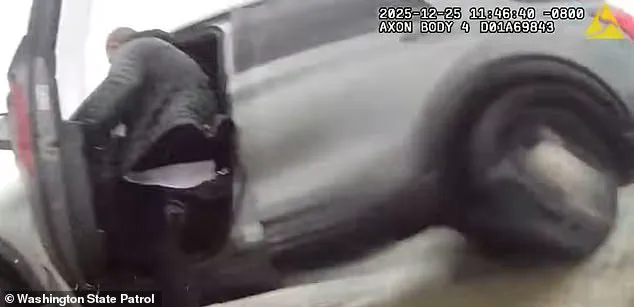 Washington Man Allegedly Steals Patrol Vehicle During Christmas Day Encounter, Body Camera Footage Captures Incident