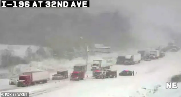Arctic Storm Sparks 100-Vehicle Pileup on Michigan Highway Amid Freezing Conditions