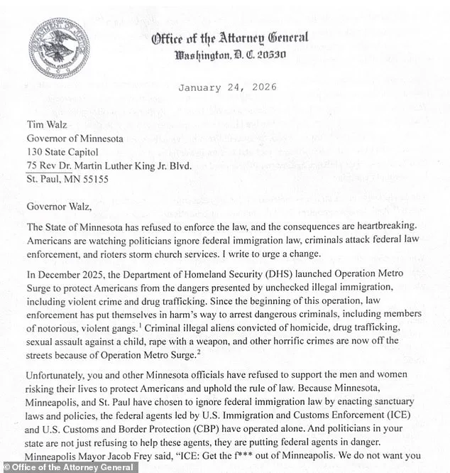 Limited Access: Minnesota Governor's Urgent Plea Over Federal Agents' Role in Fatal Shooting