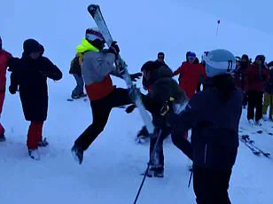 Viral Video Captures Brutal Assault on Star Wars Chewbacca Skier During Snowball Brawl at French Alps Resort