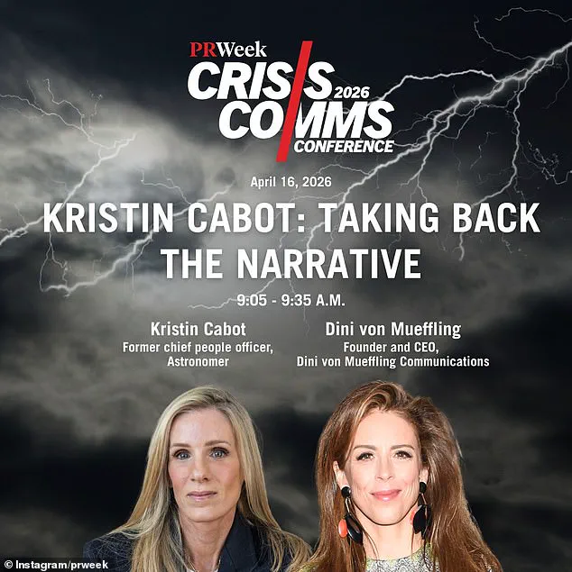 Kristin Cabot's Controversial Conference Keynote Sparks Outrage Over Expensive Tickets and Scandal Exploitation