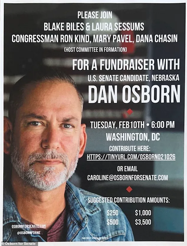 High-Profile Washington, DC Fundraiser for Senate Candidate Dan Osborn Cancelled Over Epstein Files Ties