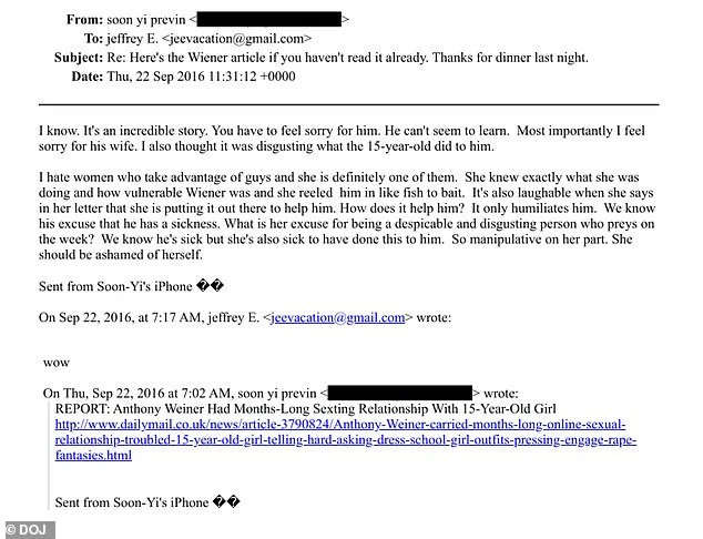 DOJ Unveils Startling Links Between Epstein, Woody Allen, and Soon-Yi Previn in Decades-Long Web of Secrets