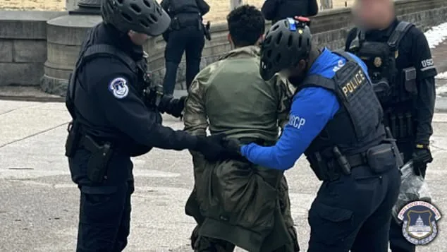 18-Year-Old Carter Camancho Arrested with Loaded Shotgun and Tactical Vest Near US Capitol