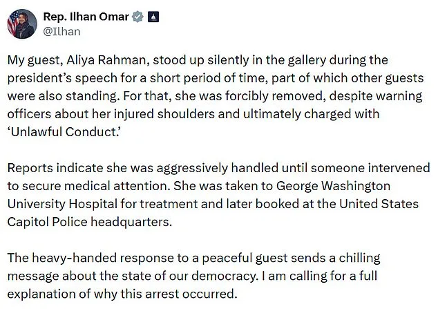 Controversial Removal During SOTU: Was It a Protest or an Act of Defiance?