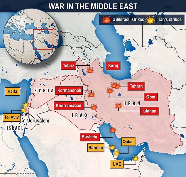 U.S.-Iran Conflict Escalates: Explosions Rock Tehran, Haifa as Retaliation Targets Gulf Bases and Civilians