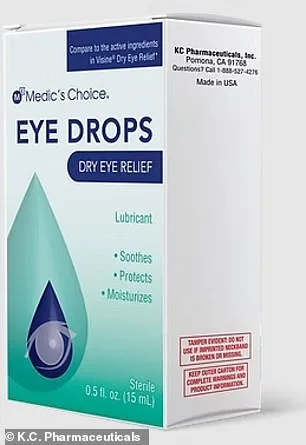 Over 3 Million Eye Drops Recalled Over Contamination Concerns, FDA Warns of Potential Risk